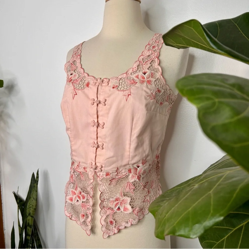 Vintage lace boho top - Picture 3 of 5